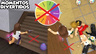 NO PUEDO TOCAR el MATERIAL de LA RULETA en MURDER MISTERY 2 (Momentos Divertidos) Roblox MM2