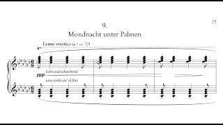 Walter Niemann - Mondnacht unter Palmen [from &quot;Der Orchideengarten, Op.76/9&quot;]