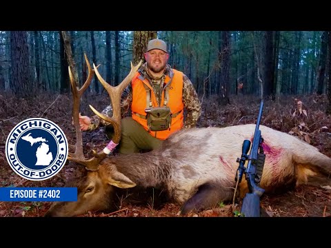 2402 January 11 – This week we follow along on the late Elk season, then we join in on a squirrel tournament in southwest Michigan!