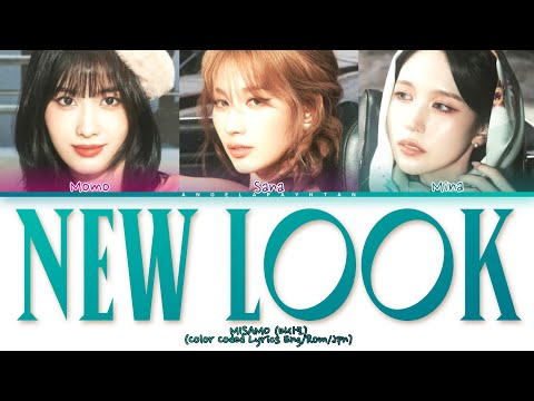 MISAMO TWICE ミサモ 미사모 트와이스 NEW LOOK Color Coded Lyrics Eng Rom Jpn 