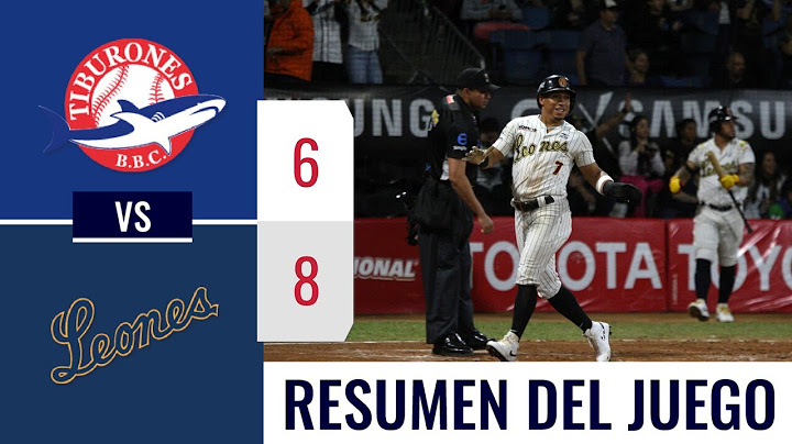 Resumen Tiburones vs Leones | Gran Final - Juego 1