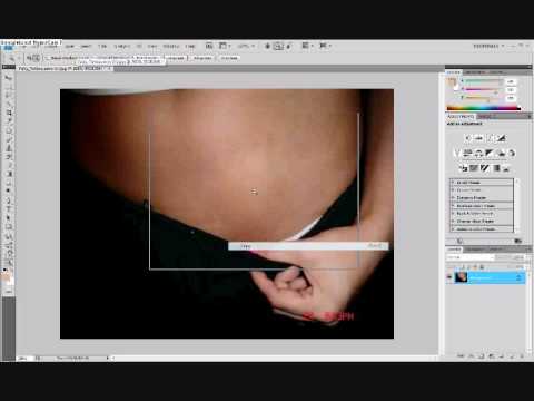 How to remove a tattoo- photoshop.