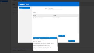 TeamViewer 10 - Creating a Centralized Setting Policy