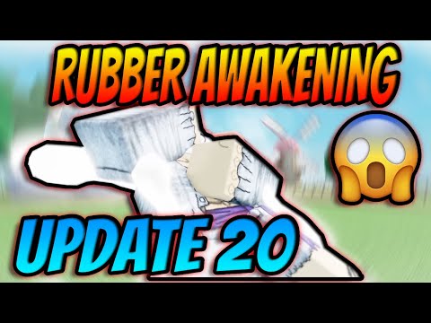 ⭐ Update 20 - Rubber Awakening & Dragon Awakening In Blox Fruits.. 
