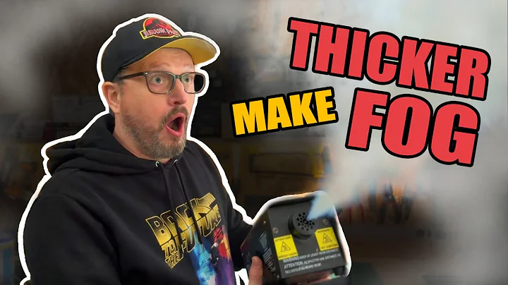 How To Make Thicker Fog For Your Fog Machine!