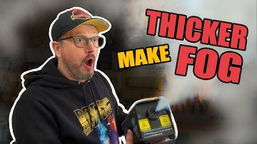 How To Make Thicker Fog For Your Fog Machine!