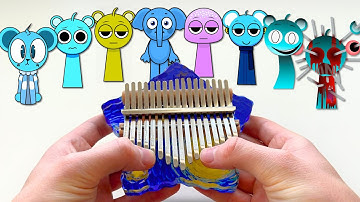 Sprunki Sky in all 30 MODS recreated in real life!