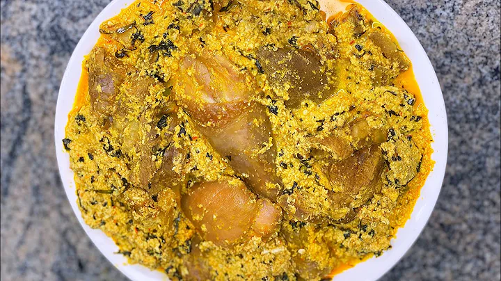 EGUSI SOUP with Goat Meat &Chicken||HEALTHY METHOD