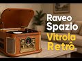 Análise Completa Raveo Spazio, Vitrola Retrô, Toca-discos de Três Velocidades e Alta Versatilidade