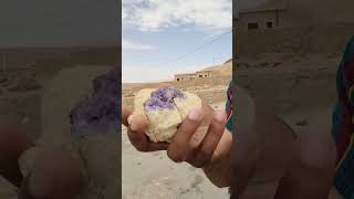 What type of crystal is this #crystals #tunisia #foryou #backpacking #travel