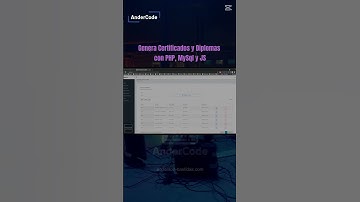 Día 6: Generación de Certificados y Diplomas con PHP, MySql y JS #php #programming