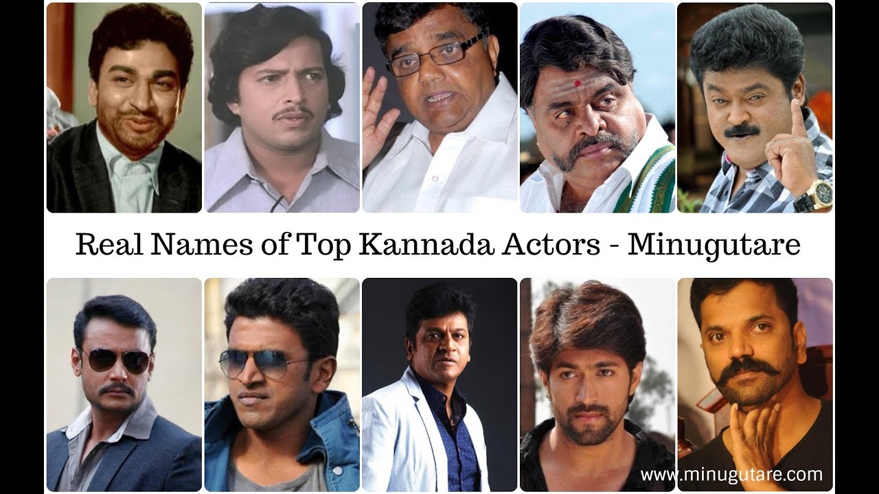 Real Names of Top Kannada Actors