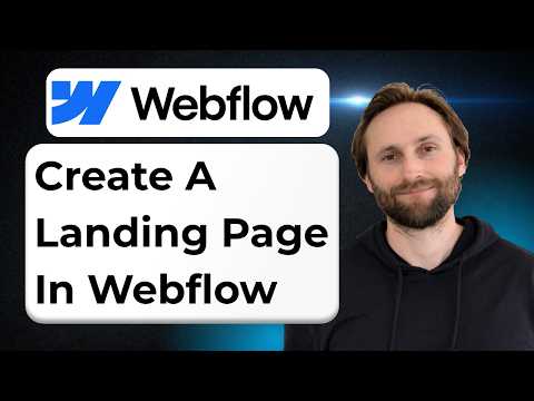 How to Create a Landing Page in Webflow [Full Guide 2026]