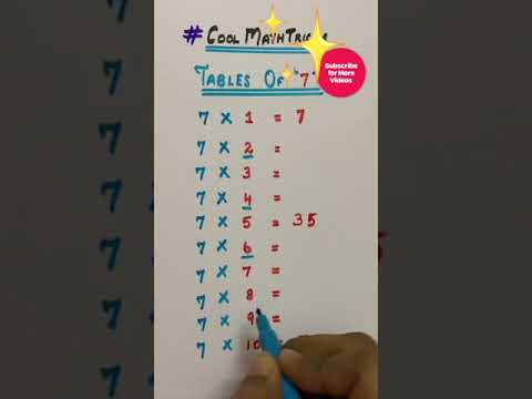 7 Tables Trick