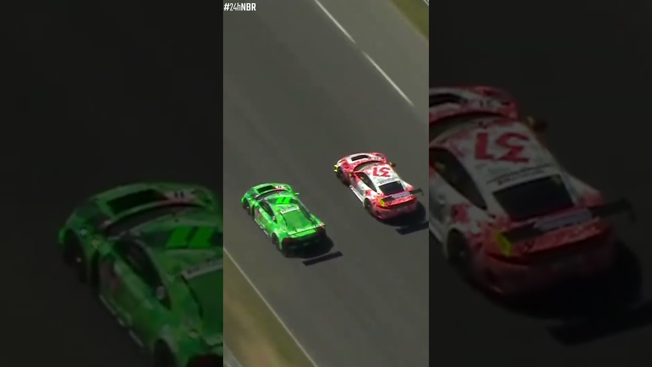 Side by side battle end in the gravel...