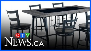 Brick furniture recalled due to lead