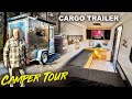 5x8 Cargo Trailer DIY Camper Conversion Build ( Tiny House )