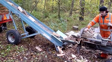 Cận Cảnh !! Công Nghệ Bổ Củi Nước Ngoài Hiện Đại Như Thế Nào