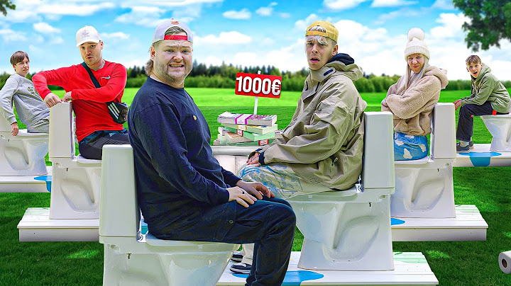 KUKA PYSYY PISIMPÄÄN VESSANPÖNTÖLLÄ VOITTAA 1000e