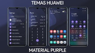 CAMBIA EL ESTILO de tu HUAWEI!! TEMAS para tu HUAWEI / MATERIAL PURPLE screenshot 5