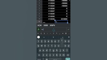 XIRR calculation formula in google sheet #shorts #shortvideo