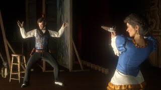 What happens if the Magician's Assistant has a Sawed-Off Shotgun instead of a Revolver