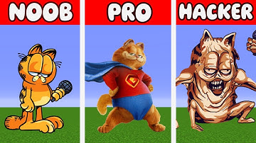 NOOB VS PRO VS HACKER Gorefield (FNF) Minecraft Pixel Art