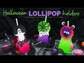 How to make Dollar Tree Halloween Lollipop Sucker Holders