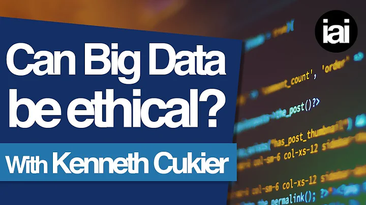 Should we be afraid of Big Data ethics and privacy? | Kenneth Cukier