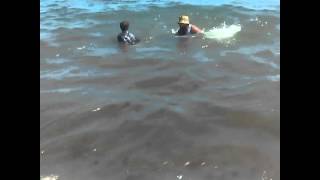 Water was fuckin coold old lyme beach