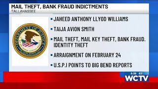 Two indicted for mail theft and fraud, among other federal charges in Tallahassee