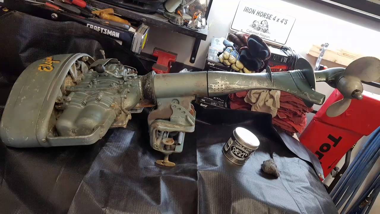 How to restore a 1953 Elgin Outboard. 2016 YouTube