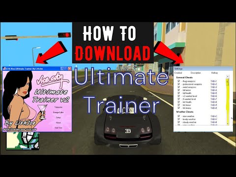 Ultimate Trainer In Gta Vice City || How To Install, Use And Error Fix