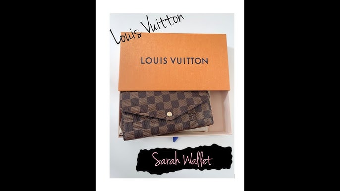 💔 SOLD) Brand New! Louis Vuitton Damier Ebene Clemence Wallet Rose  Ballerine is on the website for $570! Save on tax!