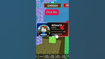 Thumbnail of CANDY BLOSSOM BACK IN GROW A GARDEN!! how to get candy blossom seeds 🙀 #growagarden #roblox #shorts