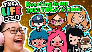Toca Life World - Reacting to My 2023 Toca Videos!!!