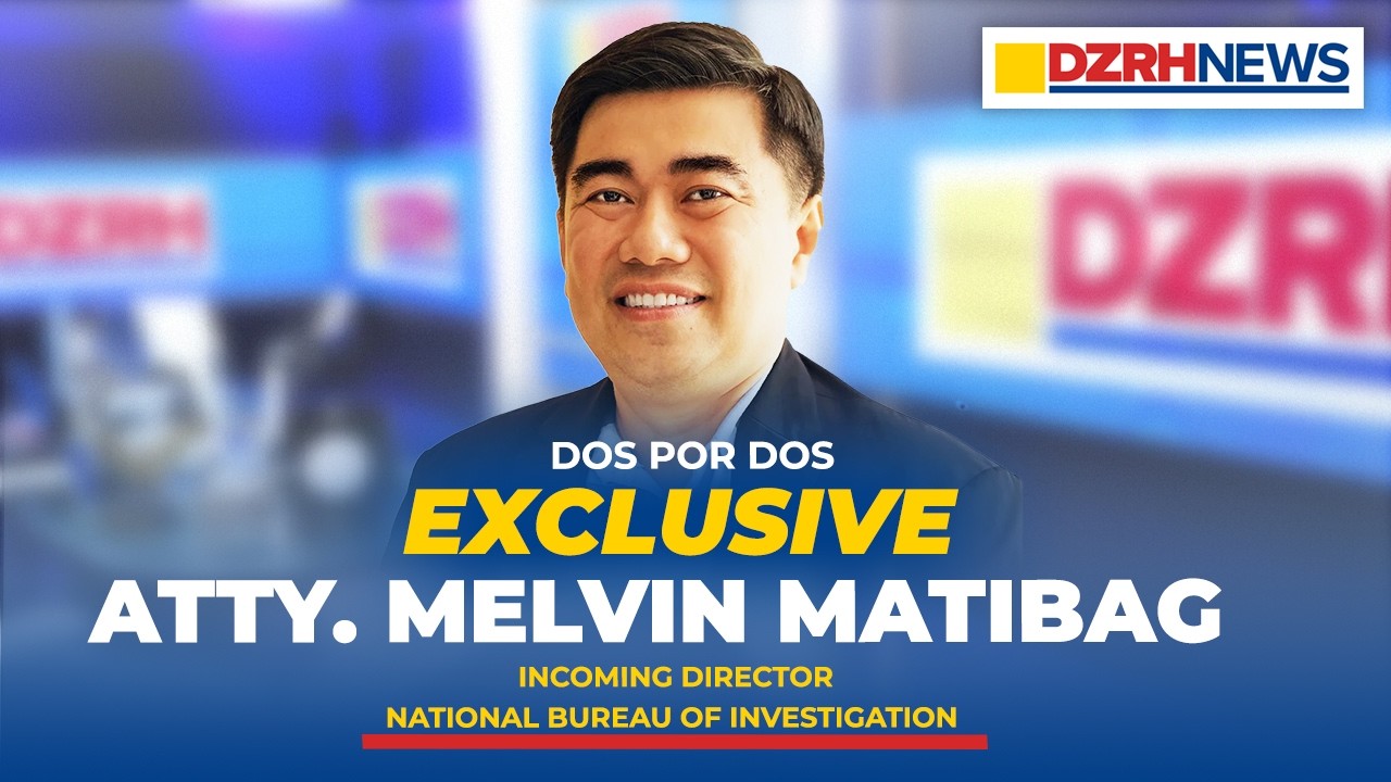 FULL EXCLUSIVE INTERVIEW: Incoming National Bureau of Investigation Director, Atty. Melvin Matibag