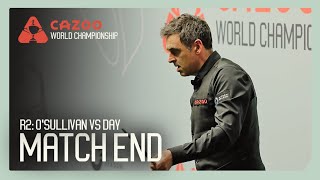 O&#39;Sullivan vs Day R2 ENDING! 🚀🔥 | Cazoo World Championship 2024