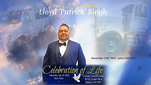 Funeral Service For Lloyd 'Patrick' Singh