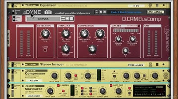 Reason Rack Extensions 103: Mixing and Mastering Rig V3 - Explored - 34. DCAM BusComp