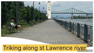 Along the shores of st Lawrence river Montreal ||