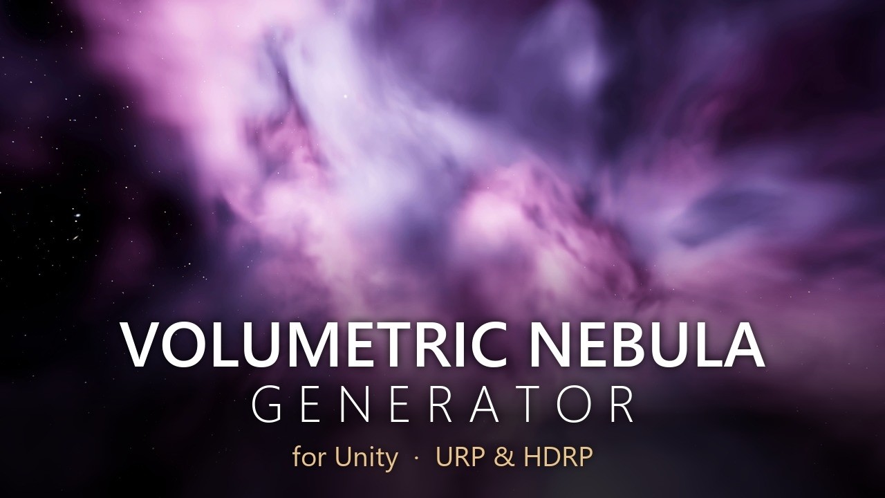 Volumetric Nebula Generator – Fly-Through 3D Space Nebulae (URP & HDRP), video preview 2