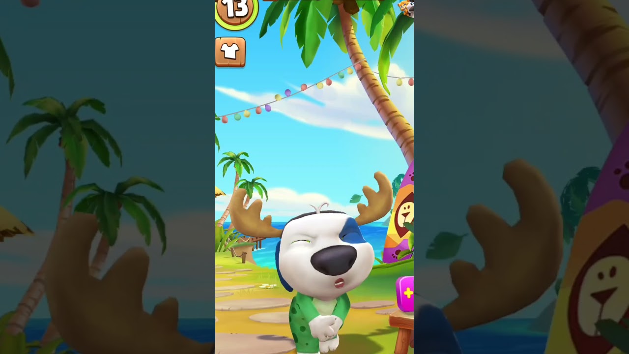 My Talking Hank Funny Pee video | Hank Funny clips 