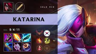 Katarina Mid vs Ryze - KR Grandmaster Patch 26.17