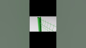 3D curved fence install video#wiremesh #factory #whosale