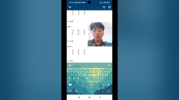 Operasi matrix dengan menggunakan matlab mobile