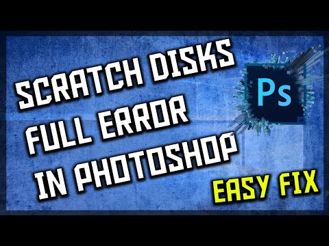 Video: Kaip ištaisyti „Photoshop“įbrėžimų disko klaidas?