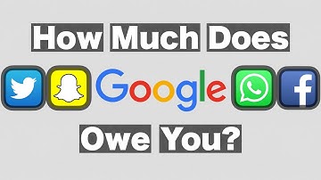 Data to Money: How Much Does Google Owe You?