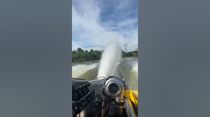 Twin Turbo LS Jet boat