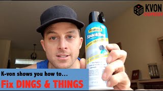 Fix Wall Dings &amp; Things... (K-von shows you how!)